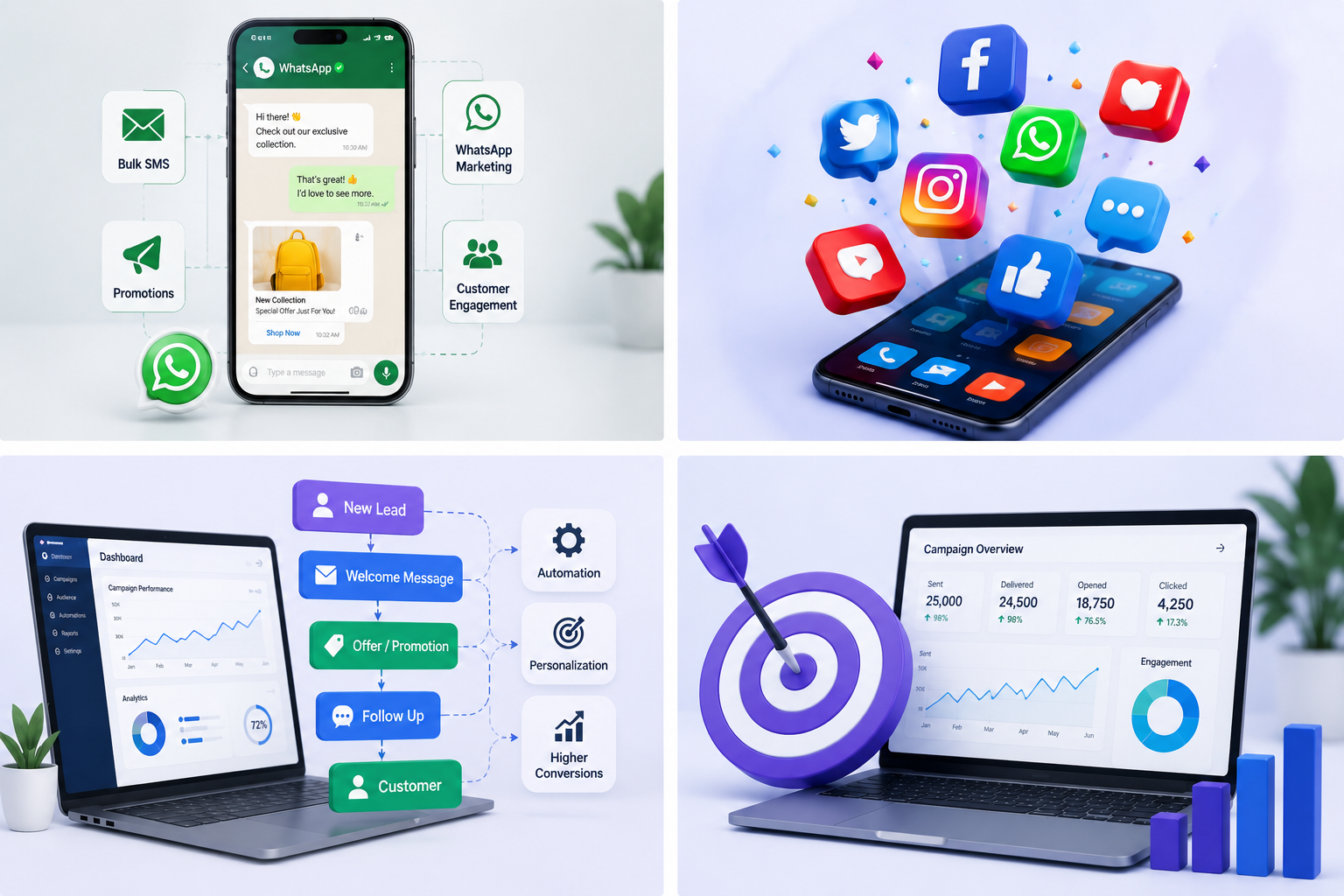 SMS & WhatsApp Marketing Services